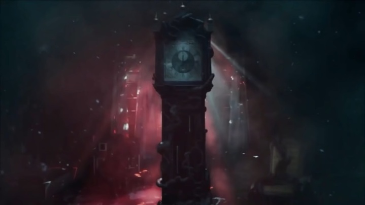 Vecna's grandfather clock in "Stranger Things."