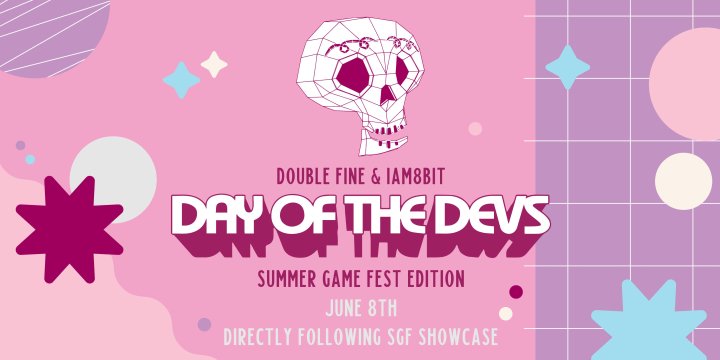 Key art for 2023's Day of the Devs: Summer Game Fest Edition. 