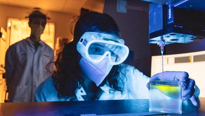 stanford researchers bioprinting lab