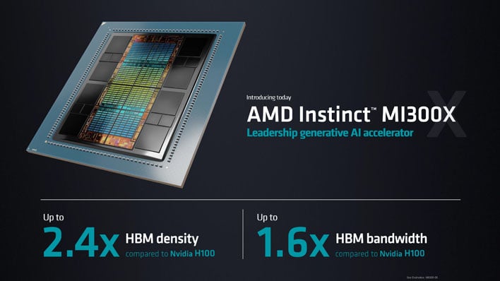 amd instinct mi300x vs h100