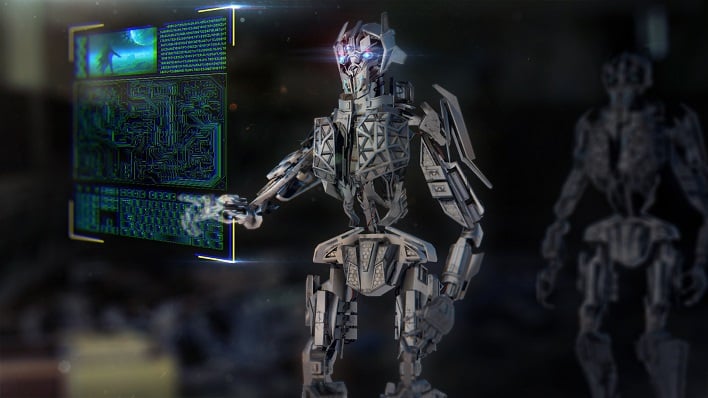 robot using computer interface