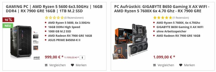 AMD RX 7900 GRE Allemagne