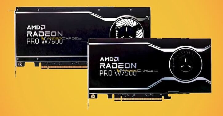 AMD RADEON Pro W7600 - Pro W7500