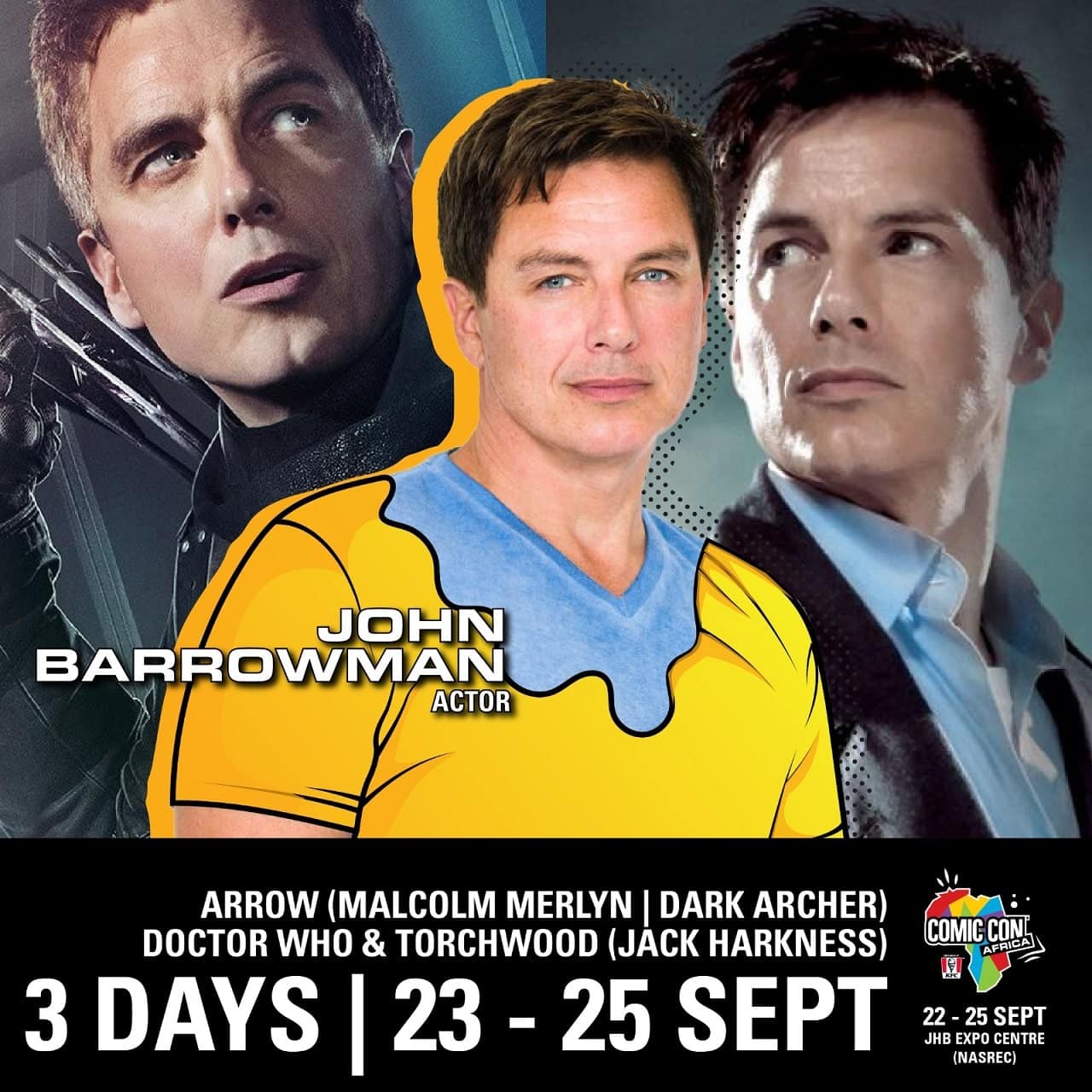 Comic Con Africa 2023 John Barrowman Doctor Who