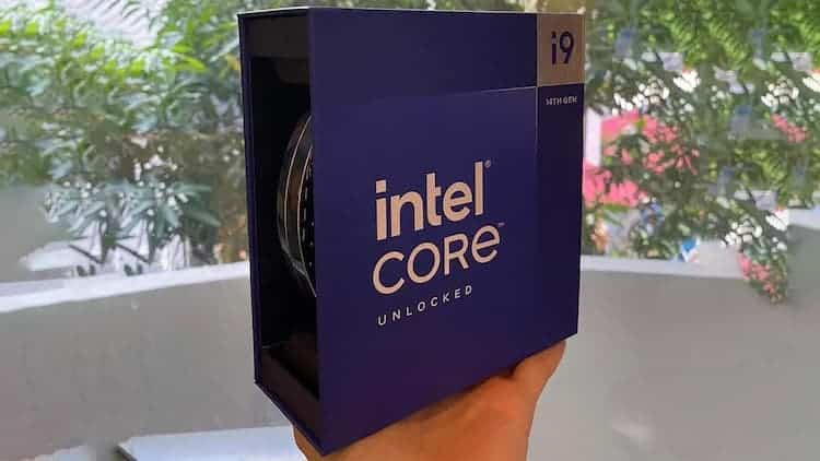 Intel Core i9 14900K/F packaging