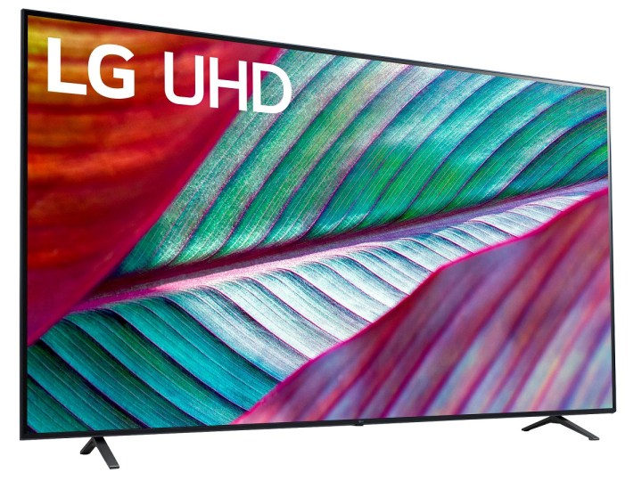 The LG UR7800 Series 4K TV on a white background.