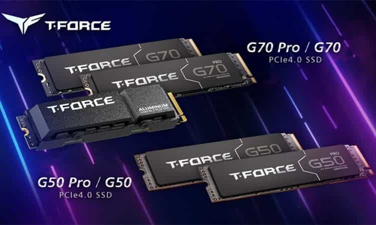 TeamGroup T-Force G50 G50 Pro G70 G70 Pro