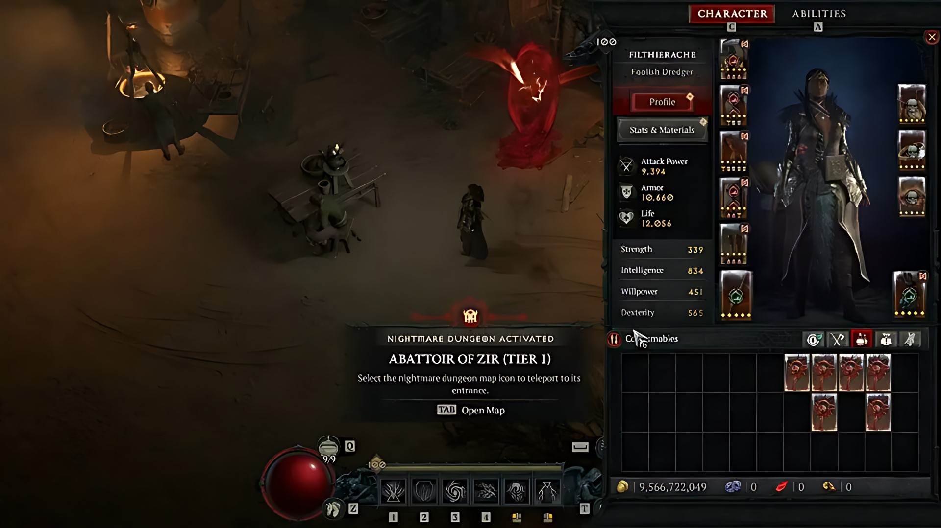 Abattoir of Zir blood portal in Diablo 4 appears in Ked Bardhu