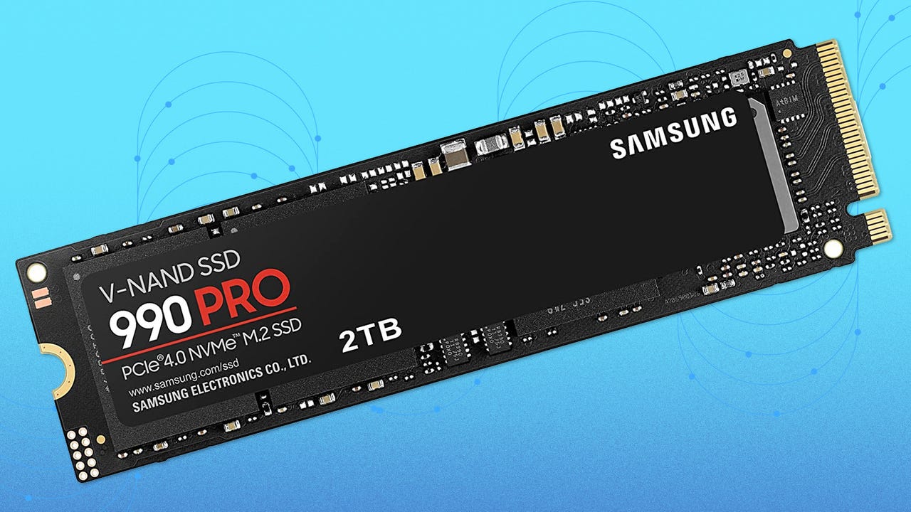 2 TB Samsung 990 Pro Series PCIe Gen4 NVMe M.2 SSD